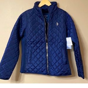 NWT US  Polo ASSN. fur lined puffer quilt!